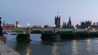 London Bridge Tower Bridge  Night time  Millennium Bridge | Thames River night time 🩷️ #England