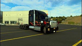 Mon Eve Live Stream ATS Single Player / Hauling a Space Container / 1,565 Mile Journey / Part 1