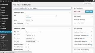 WP RSS Aggregator - Feed to Post Add-on Overview