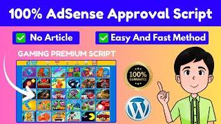 How to Get Unlimited Adsense Approval On Websites By Using Gaming Script in 2024