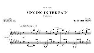 "Singing in the Rain" in the style of ART TATUM