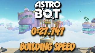 Astro Bot: Building Speed In 0:27.747 (Former World Record)