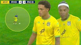 Joao Mendes „Ronaldinho Son“ zeigt sein Können gegen Roberto Carlos Team