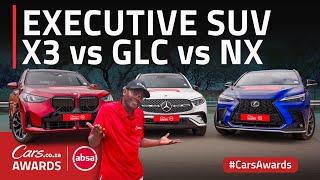 New BMW X3 vs Mercedes-Benz GLC vs Lexus NX - Executive SUV Comparison #CarsAwards