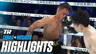 Kenshiro Teraji Cracks Cristofer Rosales' Nose In TKO Win | FIGHT HIGHLIGHTS