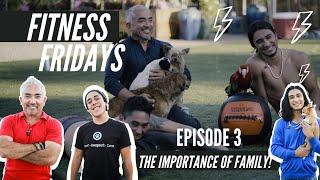 CESAR MILLAN WORKS OUT WITH HIS TWO SONS! FITNESS FRIDAYS!