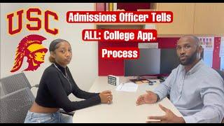 USC Admissions Officer answers DETAILED questions about college application process! #college #usc