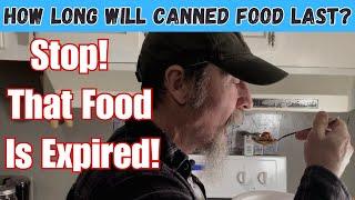 Canned Food For Survival: Expiration Dates