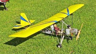 1/4 Scale RC Control Wing Ultralight Cubchel Hybrid (GVAM Field 6/23/19)