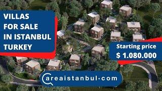 Forest view villas for sale in Istanbul Turkey