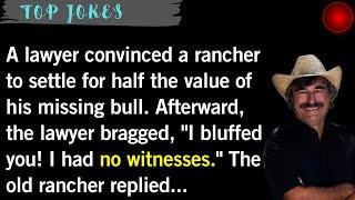 New jokes: City Slicker Lawyer Gets Schooled by a Wily Rancher!!. | Old man Jokes 