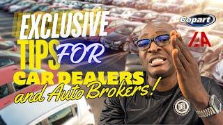 Exclusive Tips for Upcoming Car Dealers & Auto Brokers.