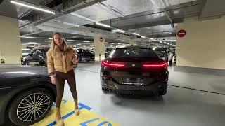 Салон BMW X6. Лиса рулит