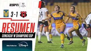 Resumen | Tigres 3-1 Alajuelense | Concacaf W Champions Cup