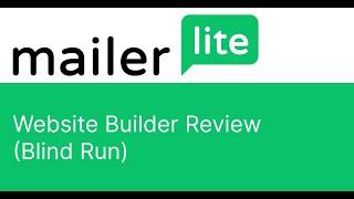 Is mailerLite's Web Builder good for small business owners?