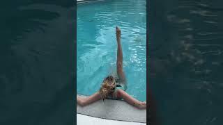 I am a ballerina! #ballerina #pool #vacation #shorts #mermaid #fun