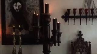 Gothic Candle Project Part 2 (DIY Gothic LED Candles/Gothic Home Decor Ideas)