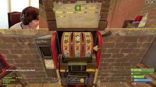 xQc Hits the Biggest Jackpot on the Slot Machine in Rust