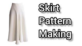 Skirt Design Pattern Making tutorial for sewing