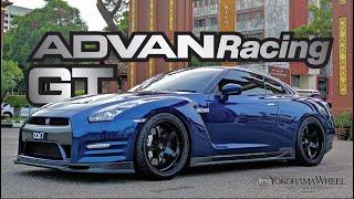 NISSAN GT-R35 masuk rim YOKOHAMA WHEEL ADVAN RACING GT Hitam | JDM Kota Bharu Kelantan