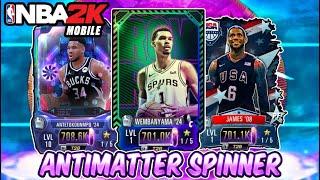 ANTIMATTER SUPERSTAR SPINNER PACK OPENING!! | NBA 2K Mobile S6 Antimatter Spinner