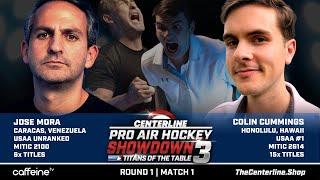 Pro Air Hockey Showdown 3 | Match 1: Jose Mora VS Colin Cummings