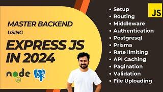 Master Backend development using Express js in 2024 ,Prisma , Postgresql , JWT  Part -1