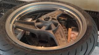 gpz500 front wheel gas mark one - covid therapy - part 1 of 3