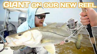 Fishing for GIANTS with our NEW $149 Reel