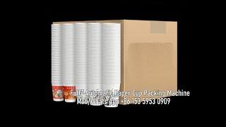 Fully Automatic Paper Cup Packing Machine  Plastic Bag Packaging Machine