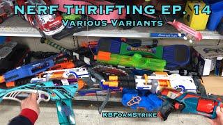 KBFoamStrike's NERF THRIFTING Vlog Ep. 14: Various Variants