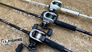 13 Fishing - Fishing with FATE V3 & ORIGIN C reel, FATE BLACK & ORIGIN F1 reel, & BLACKOUT combo.