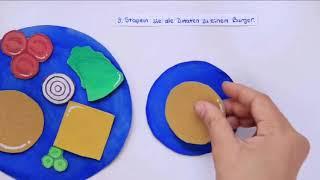 Legetechnik Erklärvideo: Kochrezept  (Homework in Art Class) #Erklärvideo #Legetechnik #Burger