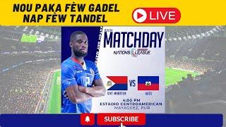 Live Sint Maarrten VS Haïti. Live Audio seulement