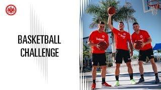 Basketball-Challenge mit Jovic, Kostic und Rebic