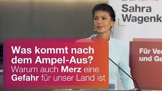 Pressestatement: Was kommt nach dem Ampel-Aus? Warum auch Merz eine Gefahr für unser Land ist