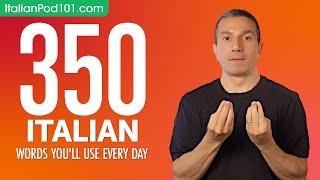 350 Italian Words You'll Use Every Day - Basic Vocabulary #75