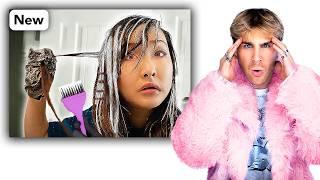 Hairdresser Reacts To Balayage Bleach Fails