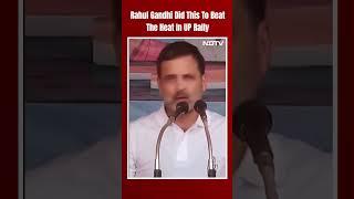 Lok Sabha Elections 2024 | "It's Too Hot": Rahul Gandhi Pours Water Over His Head At UP Poll Rally