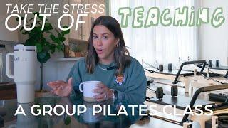 TIPS ON TEACHING A GROUP PILATES CLASS | buzz words, cueing, attention to detail & much more