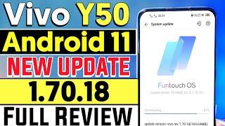 Vivo Y50 New Update 1.70.18 | Vivo Y50 Update | Vivo Y50 Android 11 Update |vivo Y50 update features