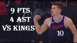 Bogdan Bogdanovic 9 Pts 4 Ast Sacramento Kings vs LA Clippers HIGHLIGHTS