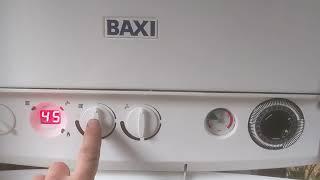 Baxi Duo-Tec 28 combi ErP service mode