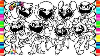 Poppy Playtime Chapter 4 Coloring Pages / Nightmare Critters / NCS Music