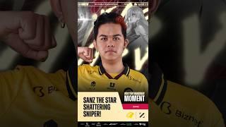 Sanz the Star Shattering Sniper ️ #BetterThanGreat #MLBBEsports #MLBBM5 #MLBB  #M5 #GOONIC #Sanz