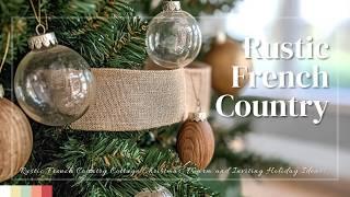 Rustic French Country Cottage Christmas: Warm and Inviting Holiday Ideas!