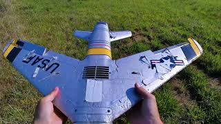 RC WARBIRD-ARROWS-F86-64MM---OVERSIZED BATTERY-3300 4S 50C. IT DOES EXCELLENT.