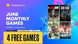 PS Plus June 2025 4 FREE Games