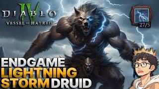 LIGHTNING STORM WEREWOLF! Diablo IV Season 6 Endgame Lightning Storm Druid