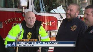 Two young firefighters battle cancer